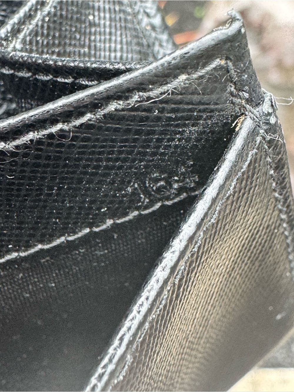 Prada Black Saffiano Leather Bi-Fold Wallet Made in Italy - Picture 9 of 12